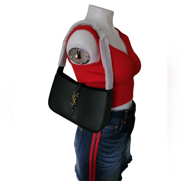 Saint Laurent Black Shoulder Bag - Picture 6 of 16